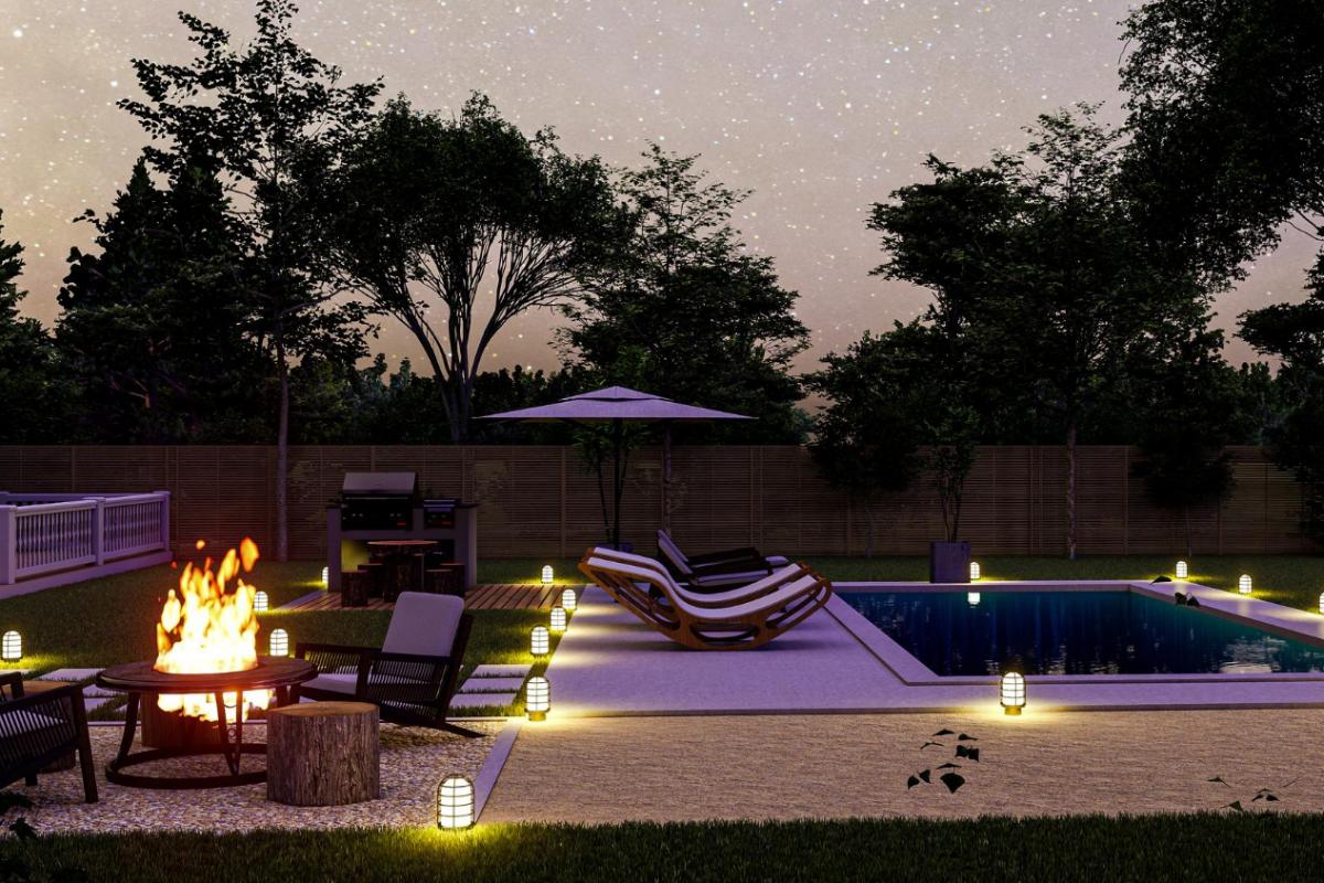Add a Fire Element to Your Swimming Pool