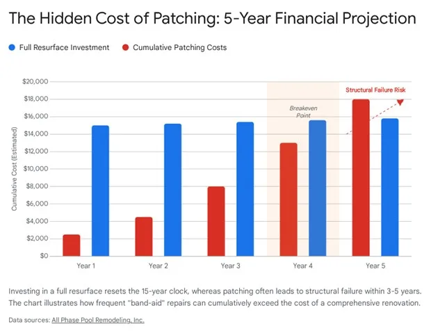 Pool Patching in Orlando Is Costing You More Than You Think