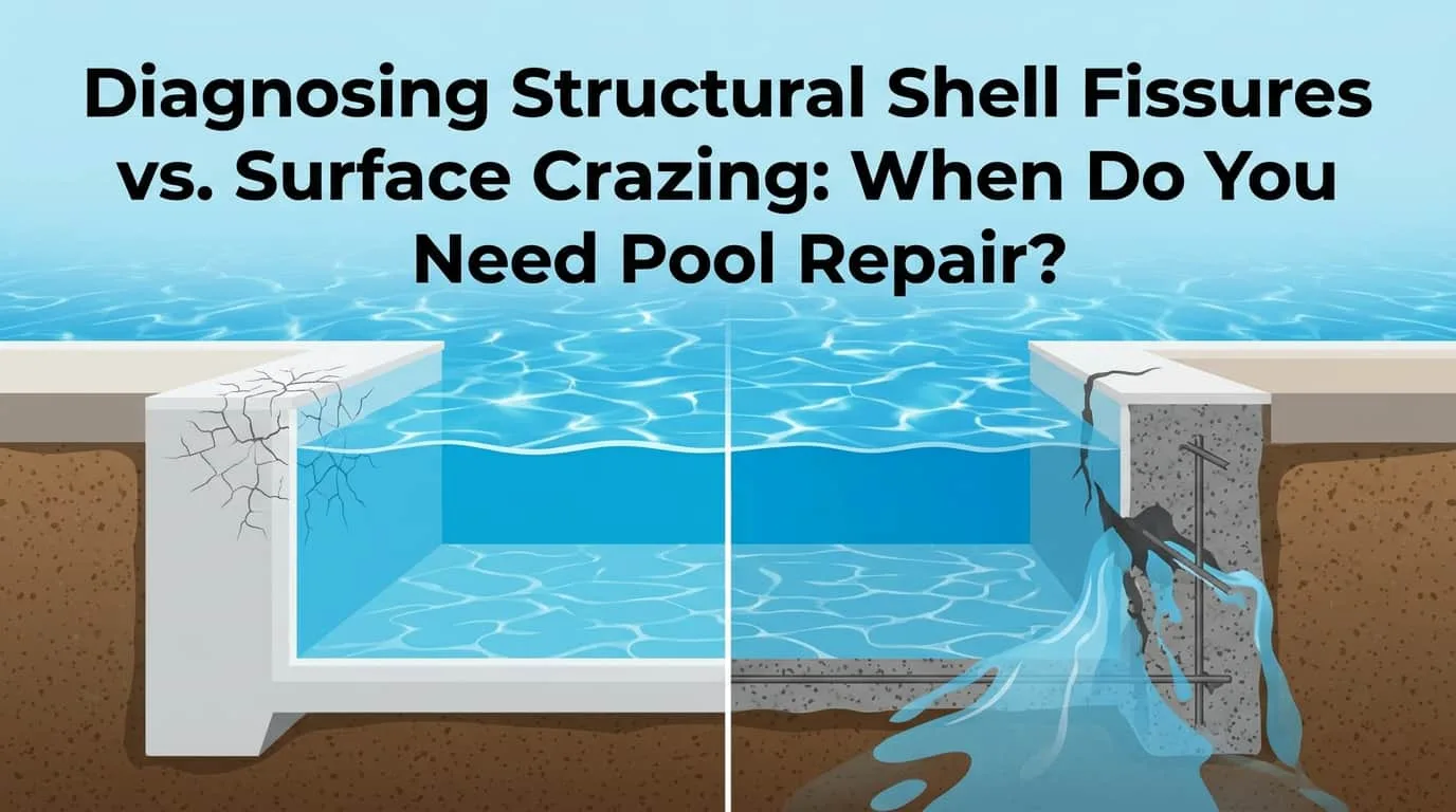 Pool Cracks in Orlando: Surface Crazing vs. Structural Damage